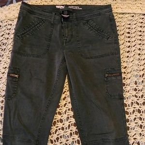 Olive green jeggings